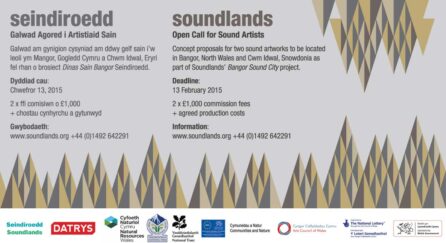 Soundlands Sound Art Commission advert CCQ magazine