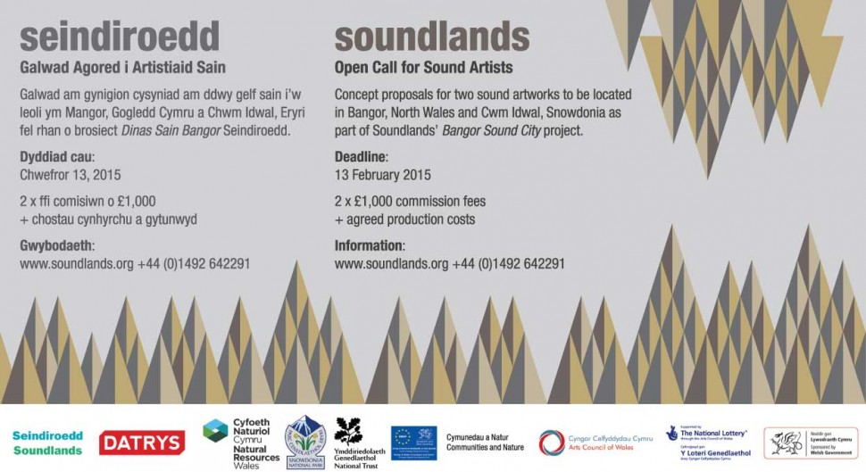 Soundlands Sound Art Commission advert CCQ magazine